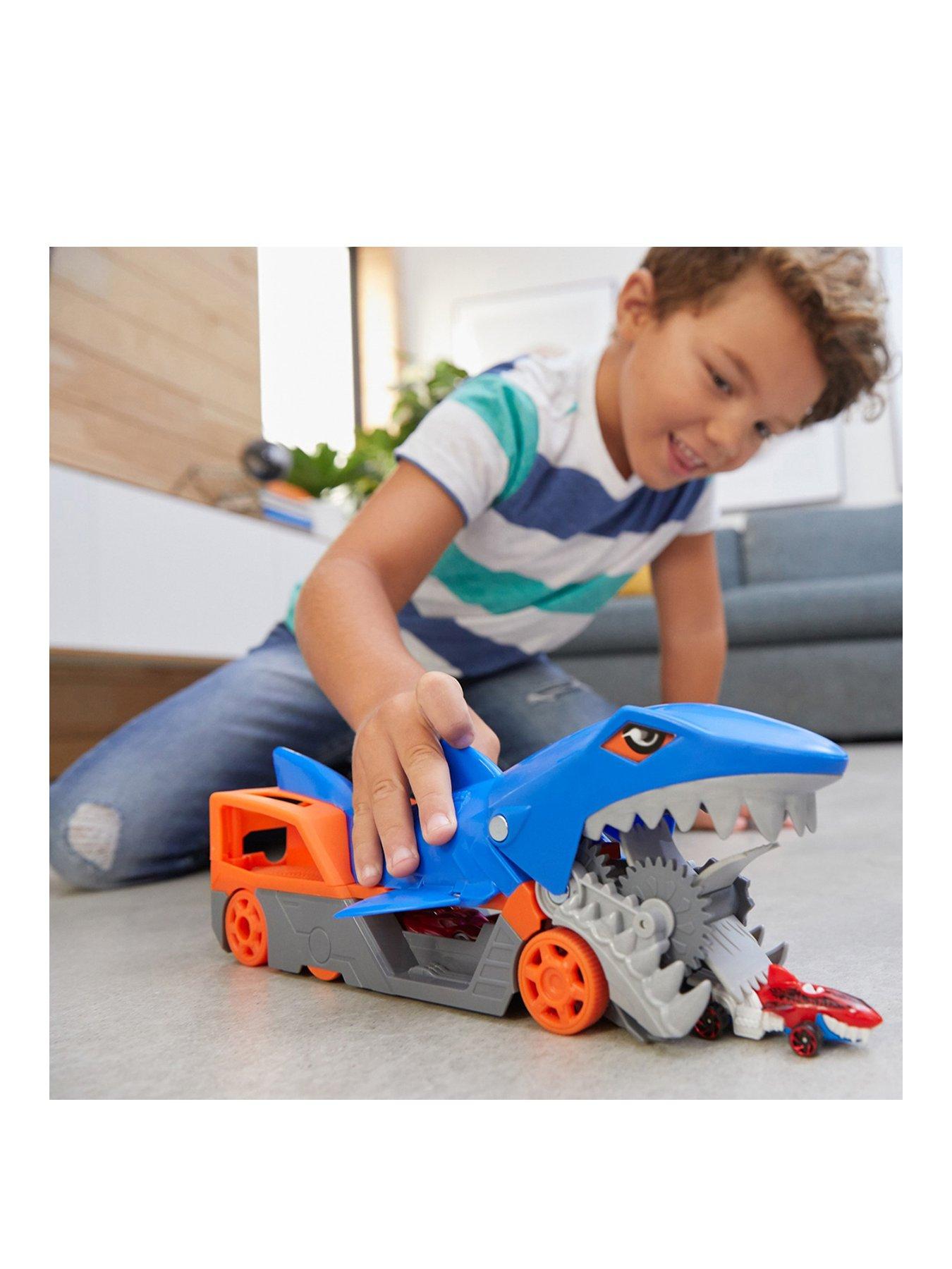 Image 1 of 8 of Hot Wheels Shark Chomp Transporter Vehicle
