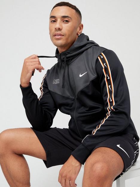 nike-nsw-repeat-poly-knit-double-crest-zip-hoodie-blackgreywhite