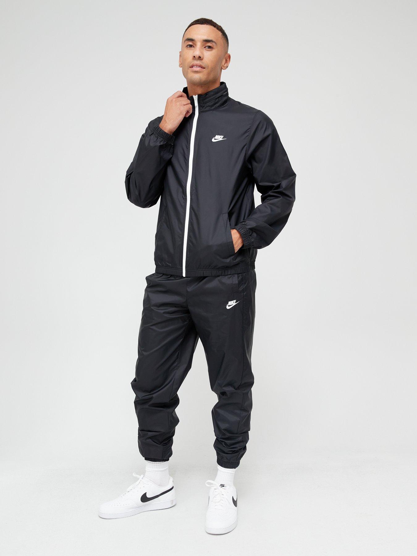 Onderscheppen Ringlet Chaise longue Nike NSW Lined Woven Tracksuit - Black/White | Very Ireland