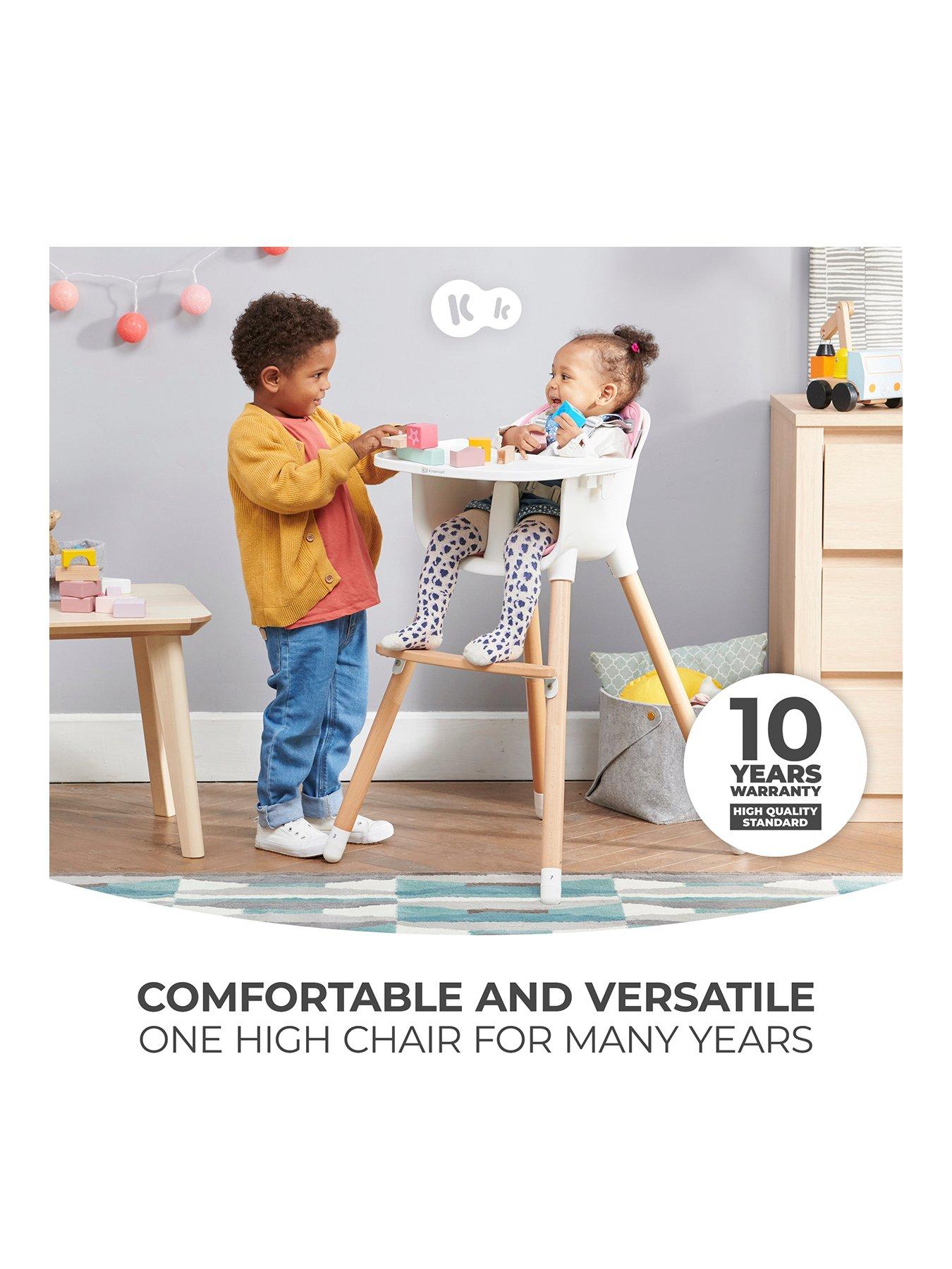 Image 2 of 8 of Kinderkraft Sienna High Chair&nbsp;- Grey