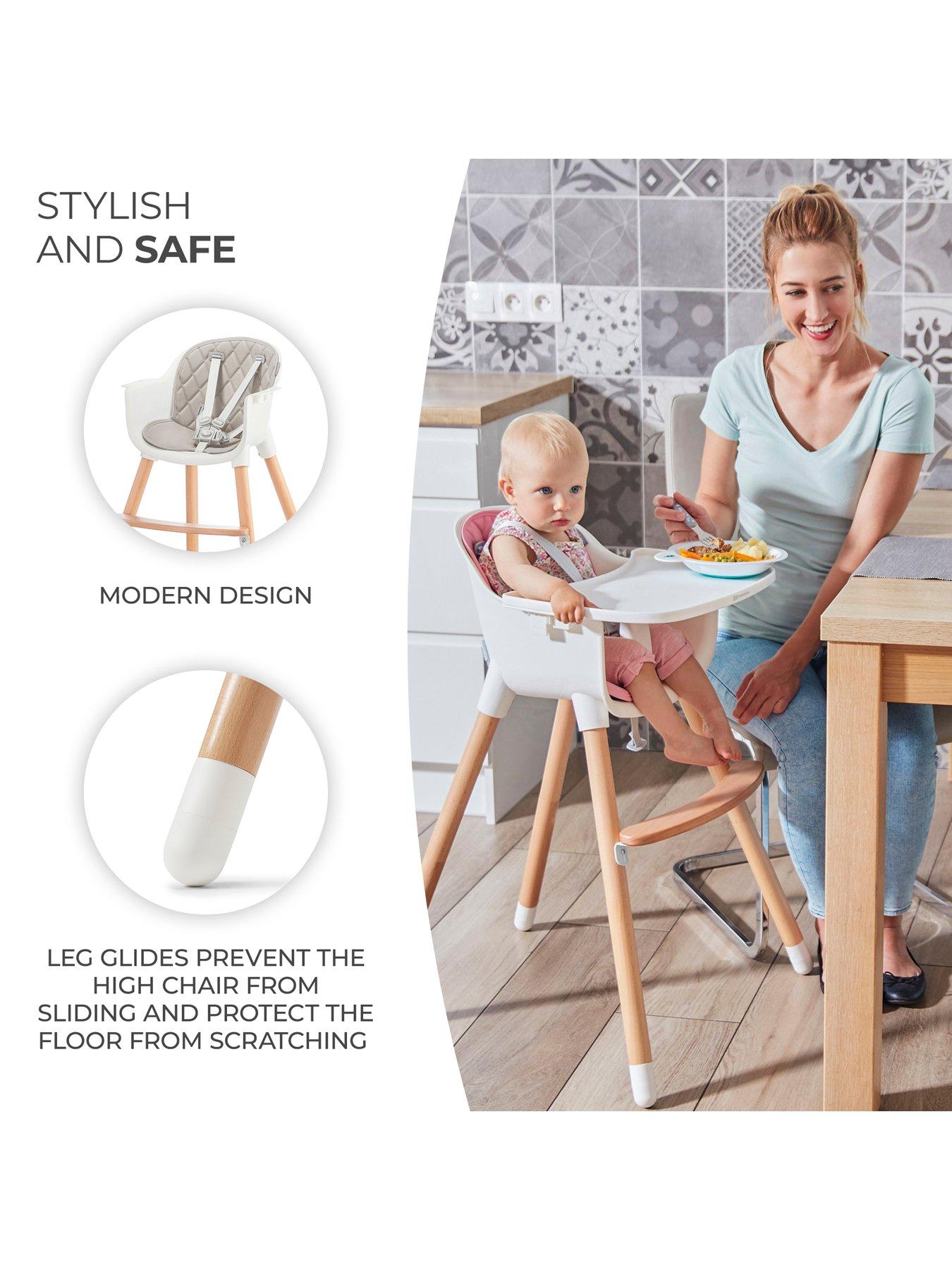 Image 6 of 8 of Kinderkraft Sienna High Chair&nbsp;- Grey