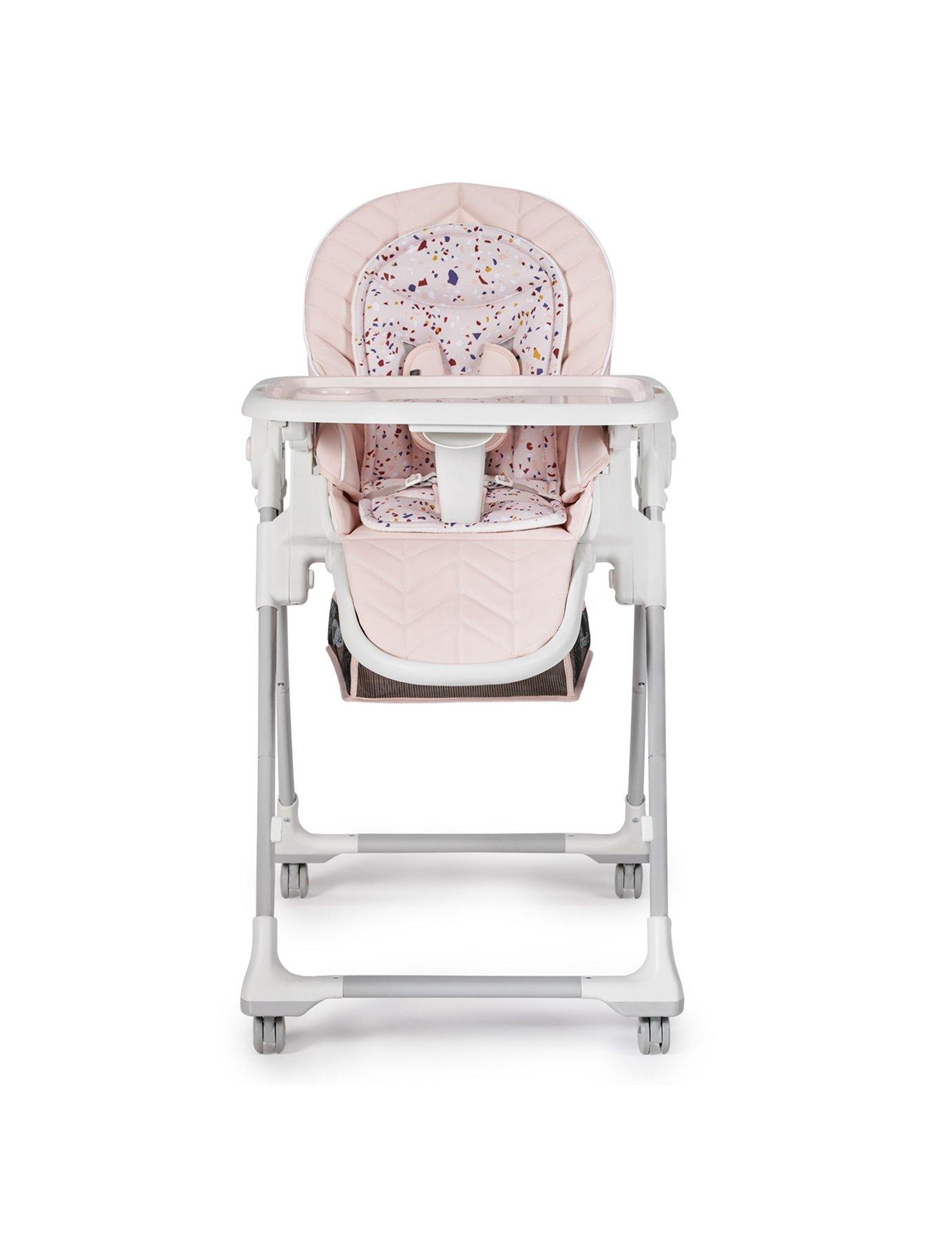 Image 3 of 8 of Kinderkraft Lastree High Chair- Pink