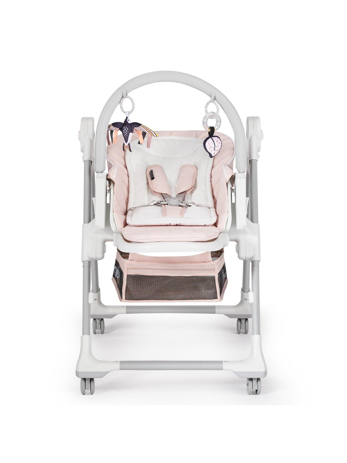 Image 4 of 8 of Kinderkraft Lastree High Chair- Pink