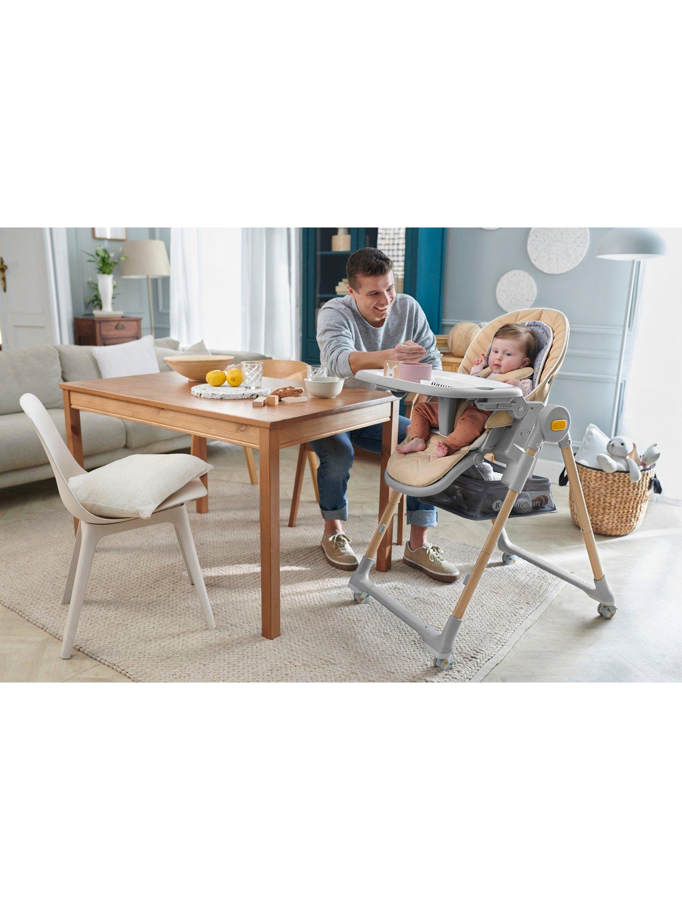 Image 7 of 8 of Kinderkraft Lastree High Chair- Pink