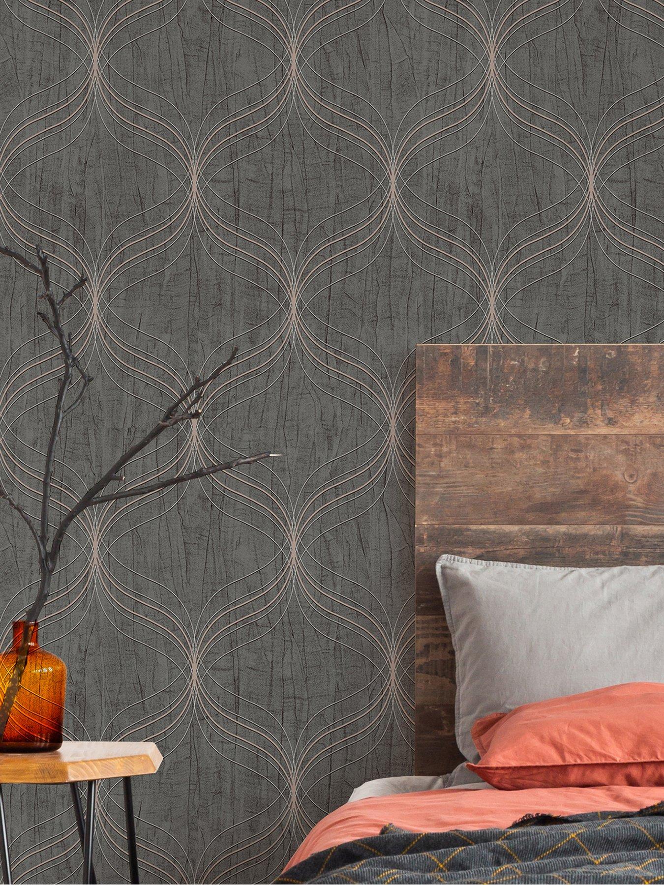 boutique-optical-geo-grey-wallpaper