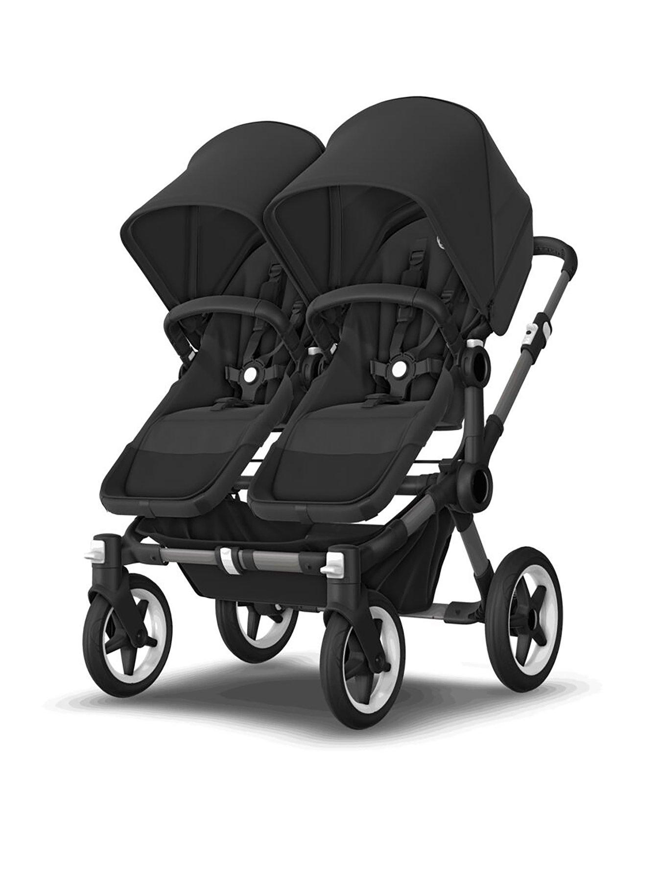 Bugaboo Donkey 5 Twin Extension Complete Pushchair (Midnight Black)