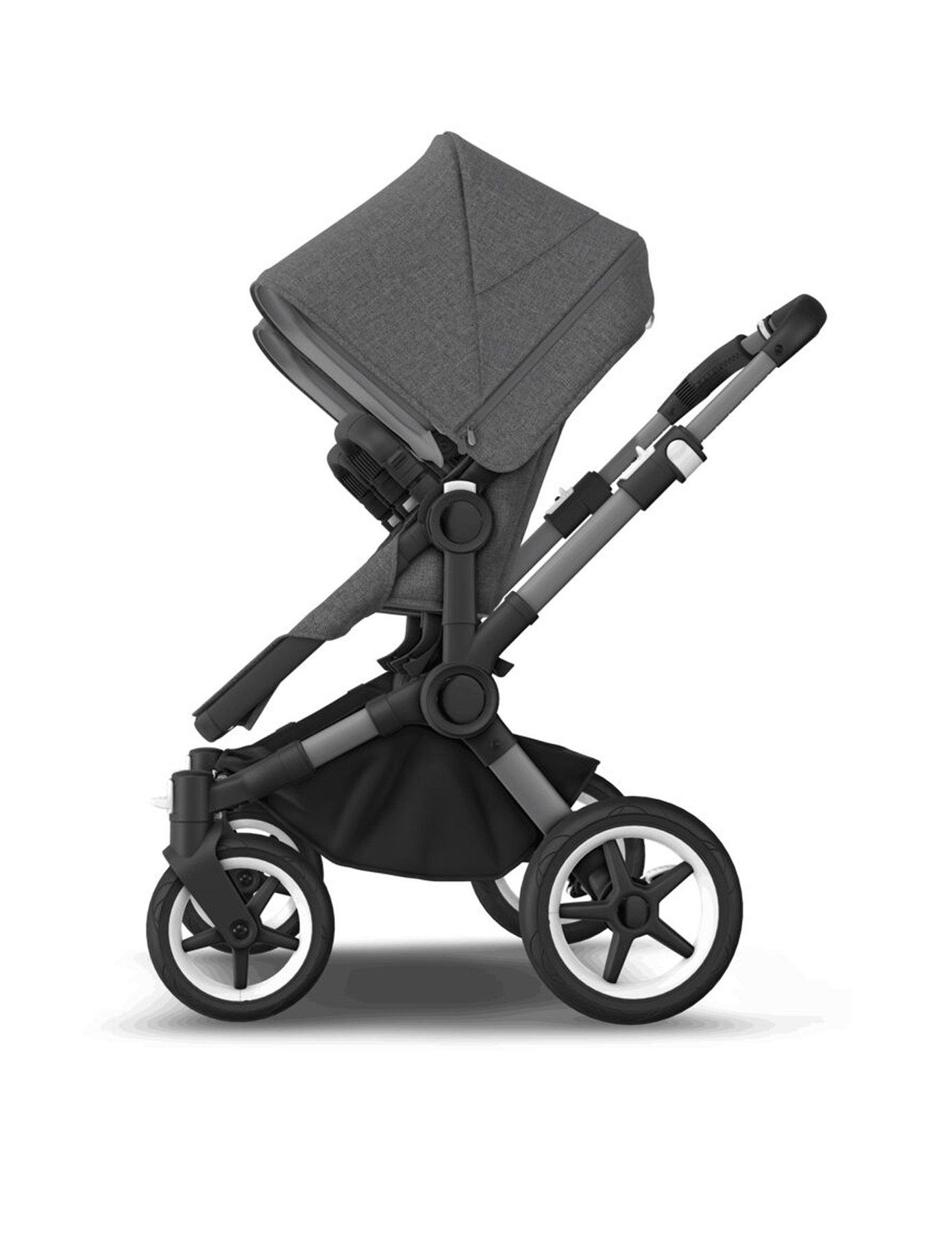 Image 2 of 6 of Bugaboo Donkey 5 Twin Extension Complete Pushchair (Grey Melange)