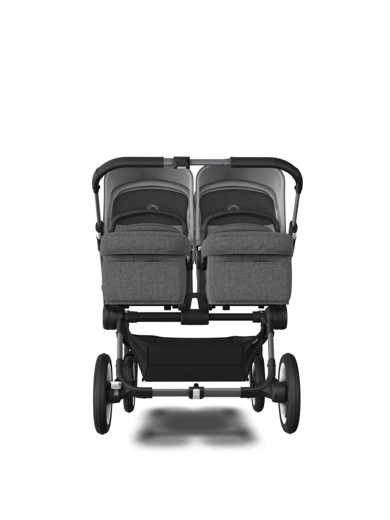Image 4 of 6 of Bugaboo Donkey 5 Twin Extension Complete Pushchair (Grey Melange)