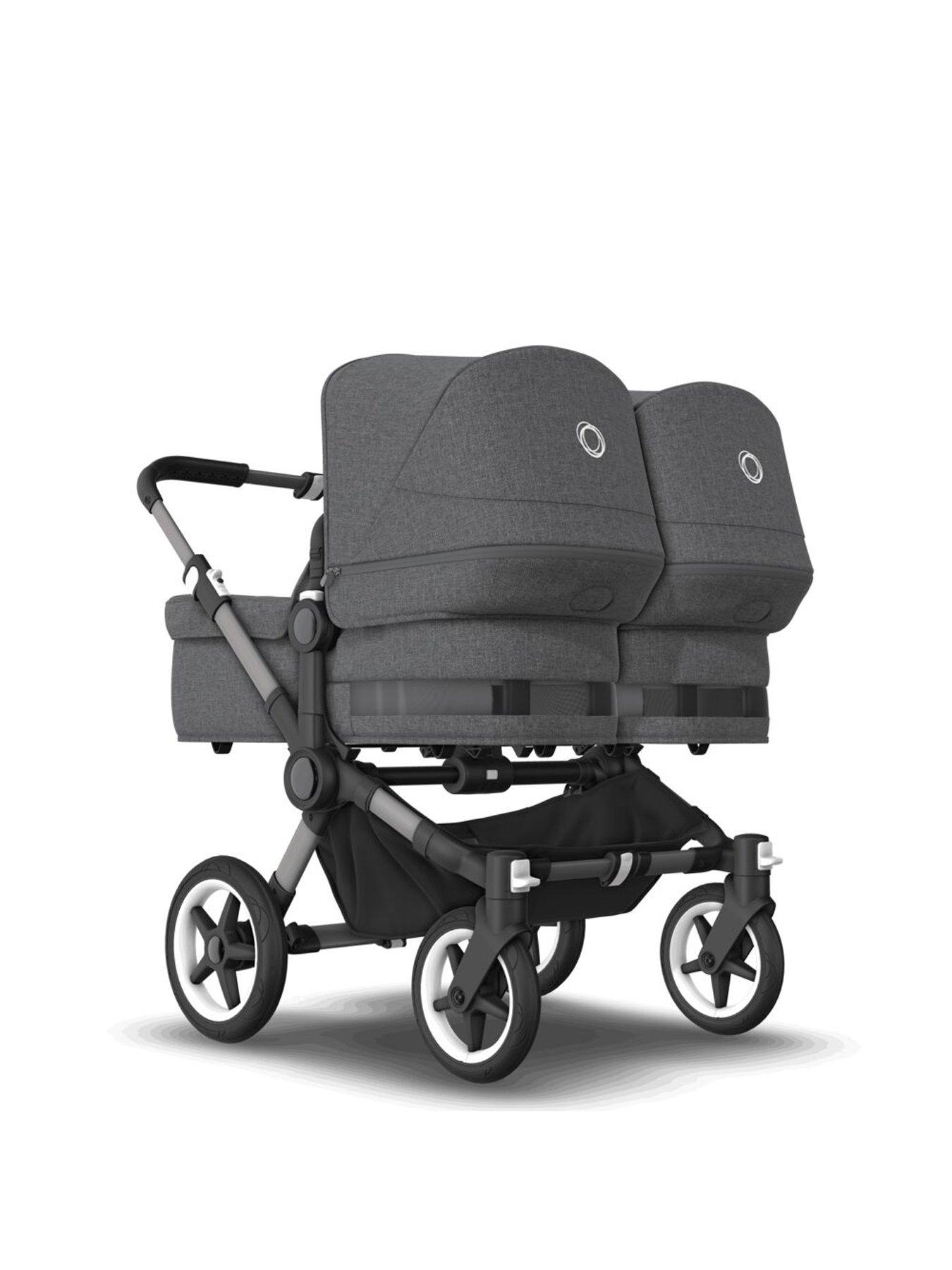 Image 6 of 6 of Bugaboo Donkey 5 Twin Extension Complete Pushchair (Grey Melange)