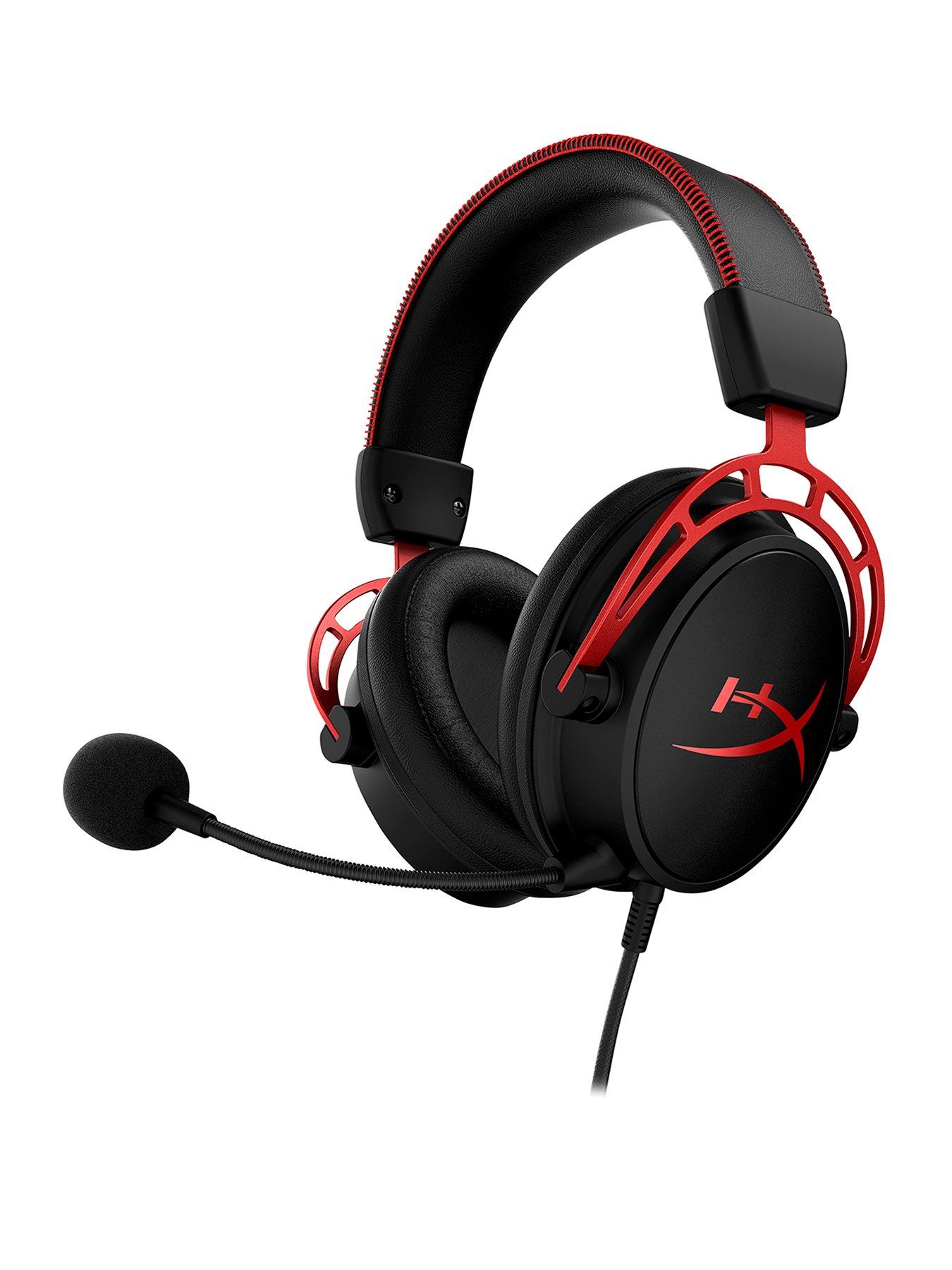 Image 1 of 7 of HYPERX Cloud Alpha Wired Gaming Headset - PC | PS4 | PS5 | Switch | Android - Black &amp; Red
