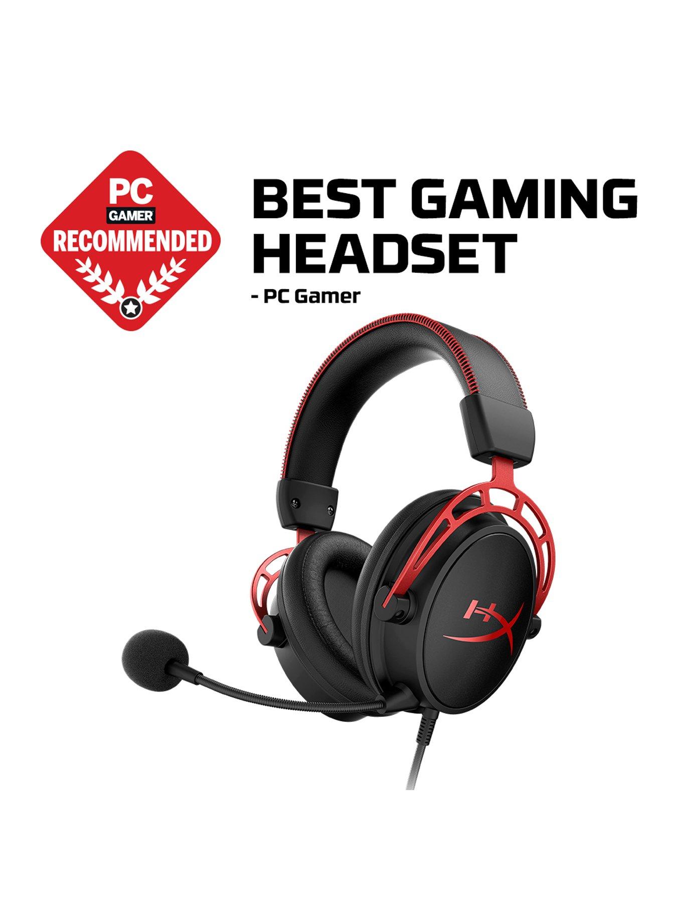 Image 2 of 7 of HYPERX Cloud Alpha Wired Gaming Headset - PC | PS4 | PS5 | Switch | Android - Black &amp; Red