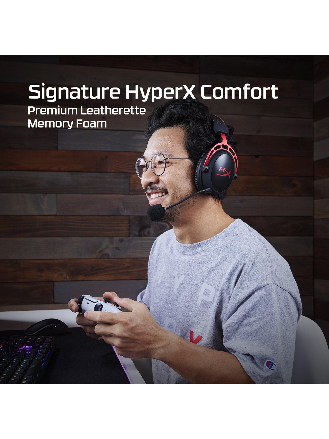 Image 6 of 7 of HYPERX Cloud Alpha Wired Gaming Headset - PC | PS4 | PS5 | Switch | Android - Black &amp; Red