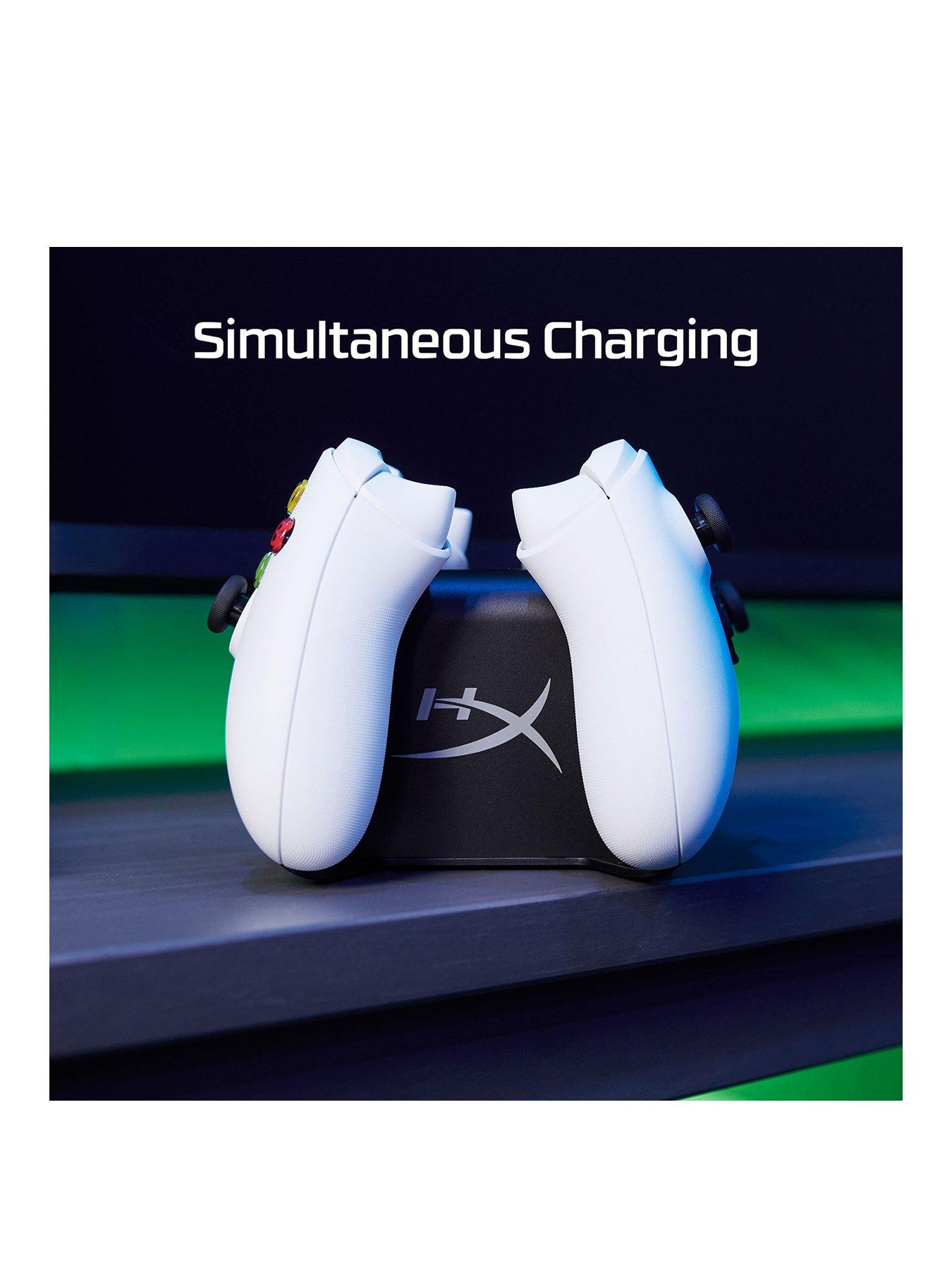 Image 3 of 7 of HYPERX ChargePlay Duo Controller Charging Station - supports Xbox Series X|S | Xbox One Wireless Controllers - &nbsp;Includes 2 Rechargeable Battery Packs &amp; additional battery doors