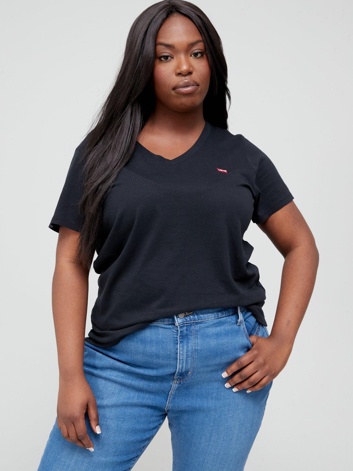 levis-plus-v-neck-t-shirt-plus-size-caviar