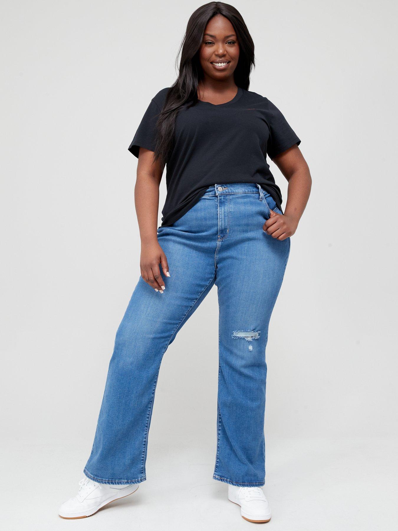 levis-plus-v-neck-t-shirt-plus-size-caviarnbsp--blackback
