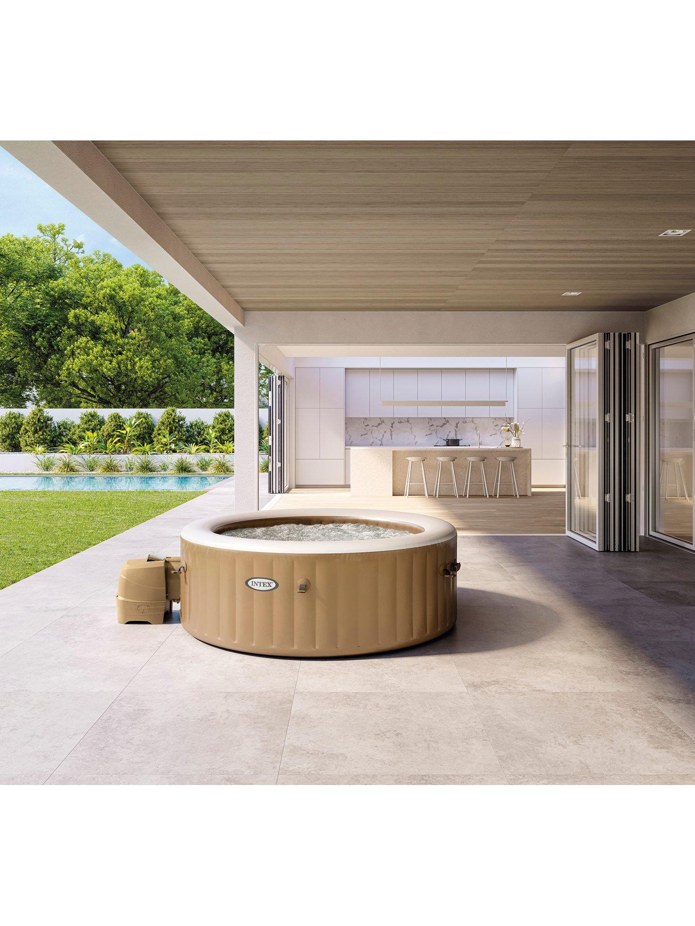Image 2 of 7 of Intex PureSpa Bubble Round Inflatable Spa (4 Person)