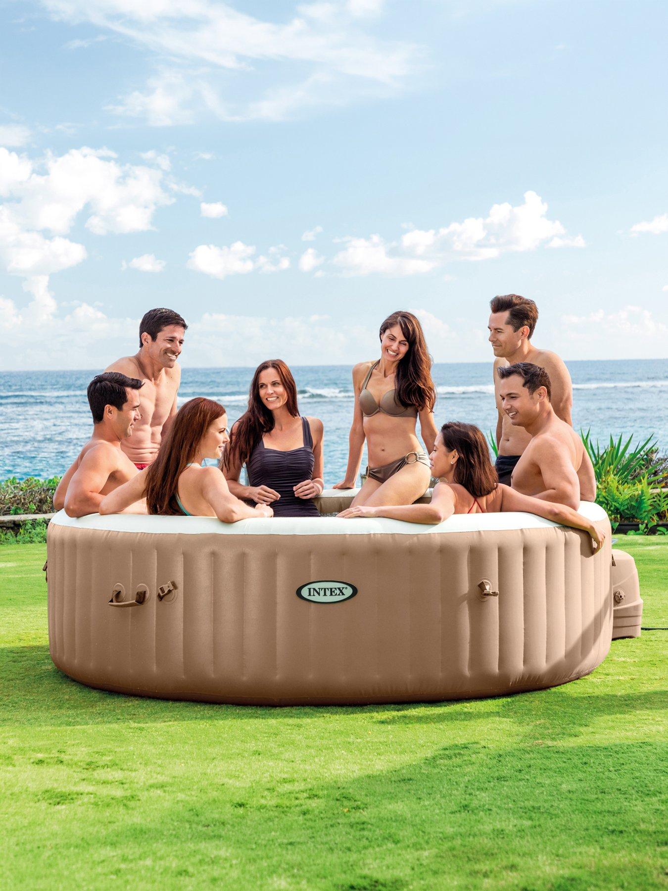 Intex PureSpa Bubble Round (8 Person) Inflatable Spa
