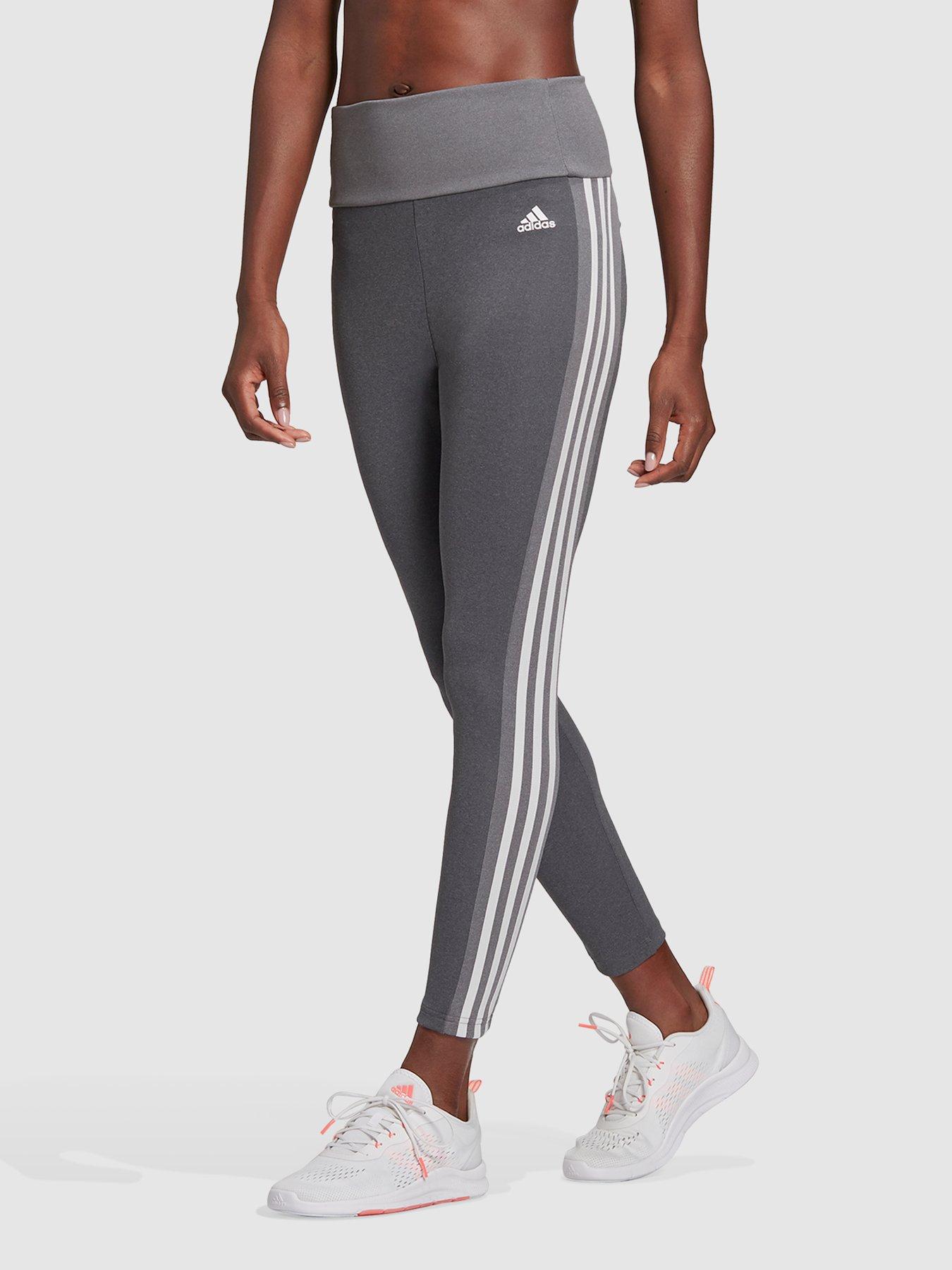 adidas 3 Stripes Leggings - Grey | adidas Ireland