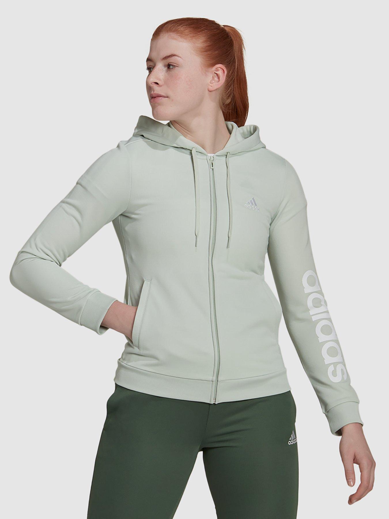 light green adidas tracksuit
