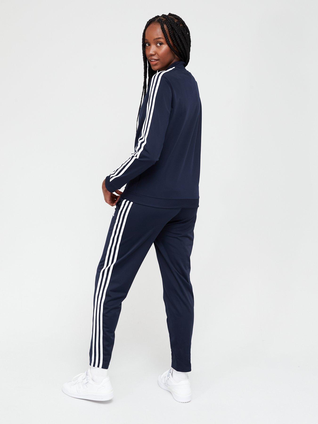 Navy blue store adidas suit