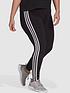 adidas-sportswear-3-stripes-legging-plus-size-blackwhiteback
