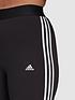 adidas-sportswear-3-stripes-legging-plus-size-blackwhiteoutfit