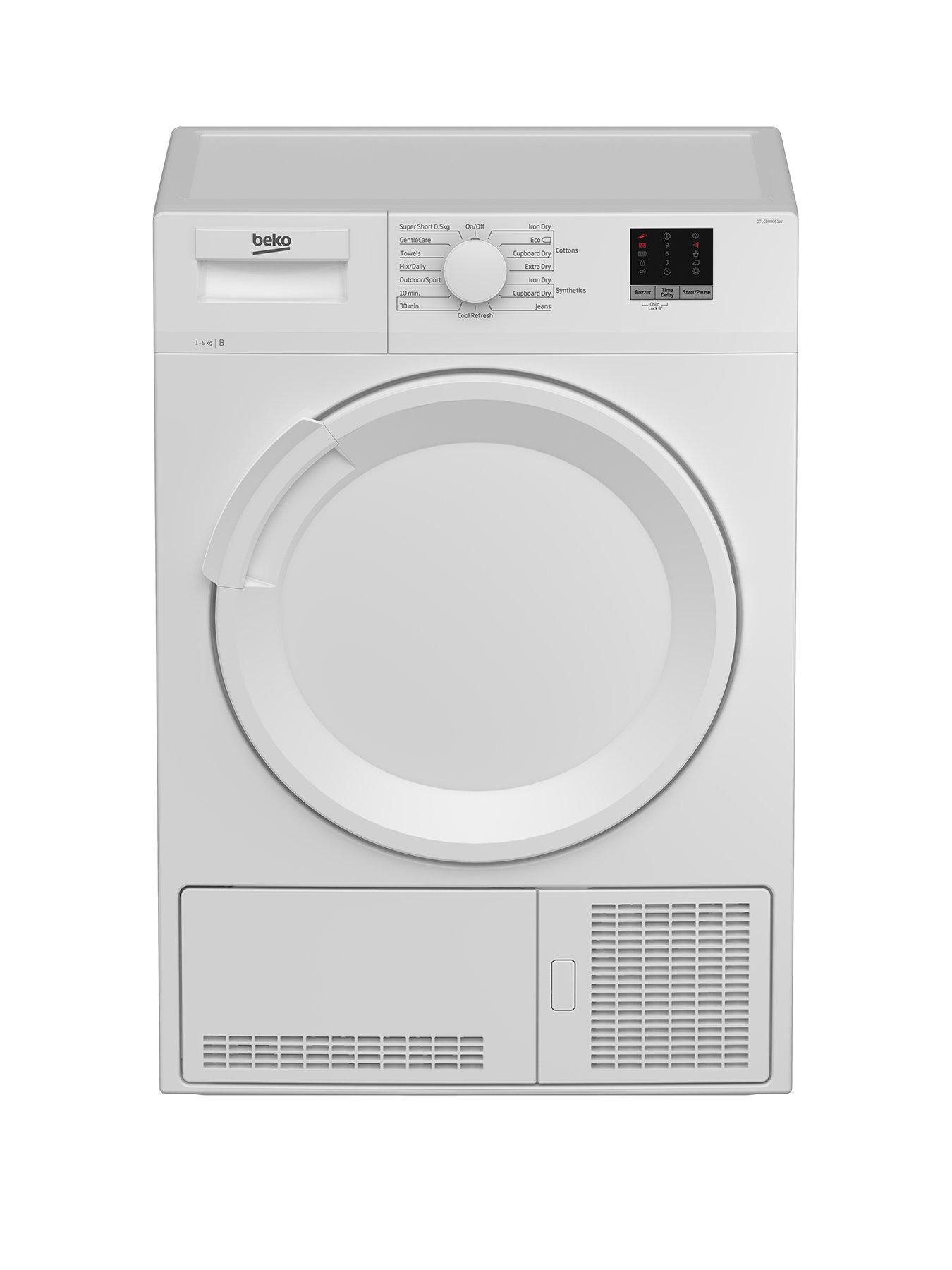 Image 1 of 7 of Beko DTLCE90051W 9kg&nbsp;Load,&nbsp;Condenser Dryer - White