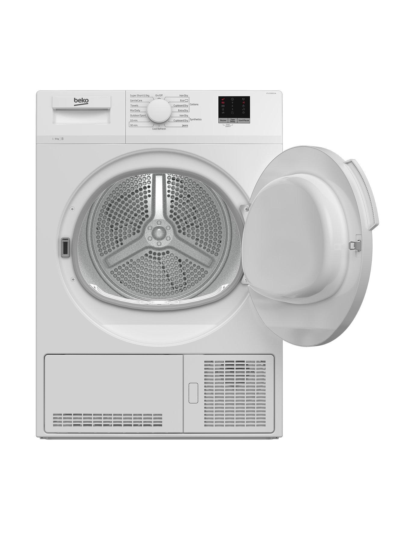 Image 3 of 7 of Beko DTLCE90051W 9kg&nbsp;Load,&nbsp;Condenser Dryer - White