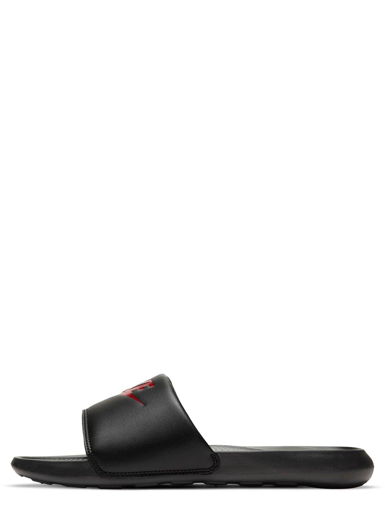 Mens nike slides outlet red