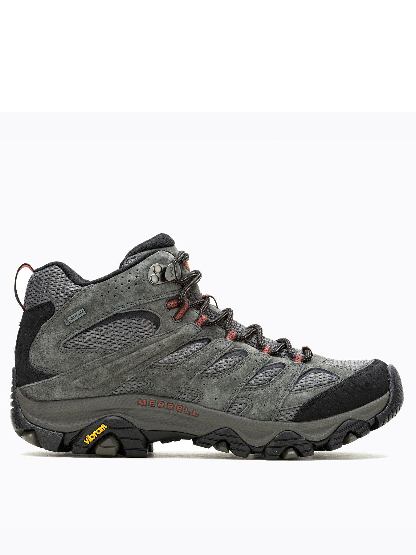 Merrell Men's Moab Mid GORE-TEX Hiking Boots - Grey