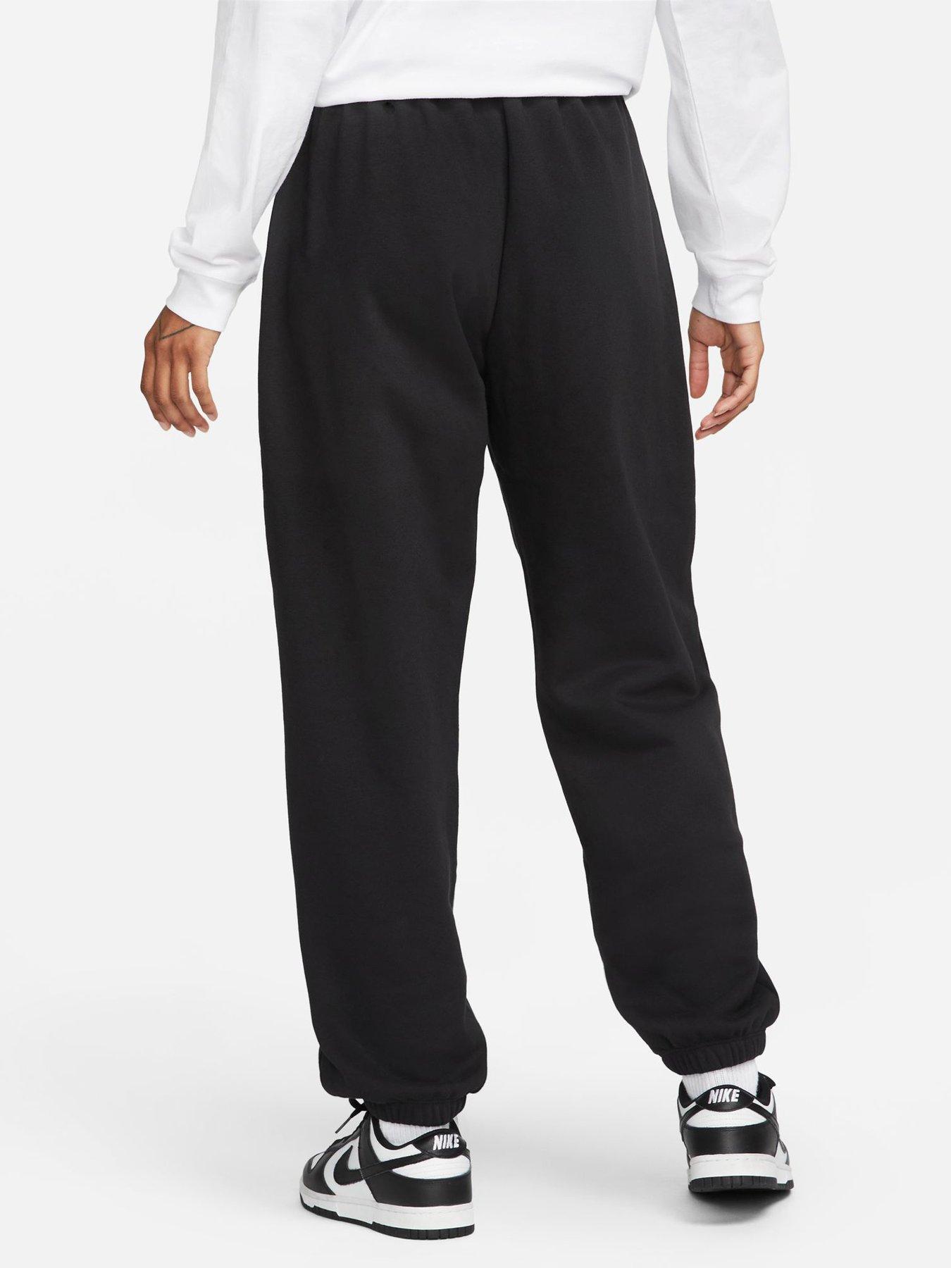 Nike NSW Club Fleece Mid Rise Tight Joggers - Black/White