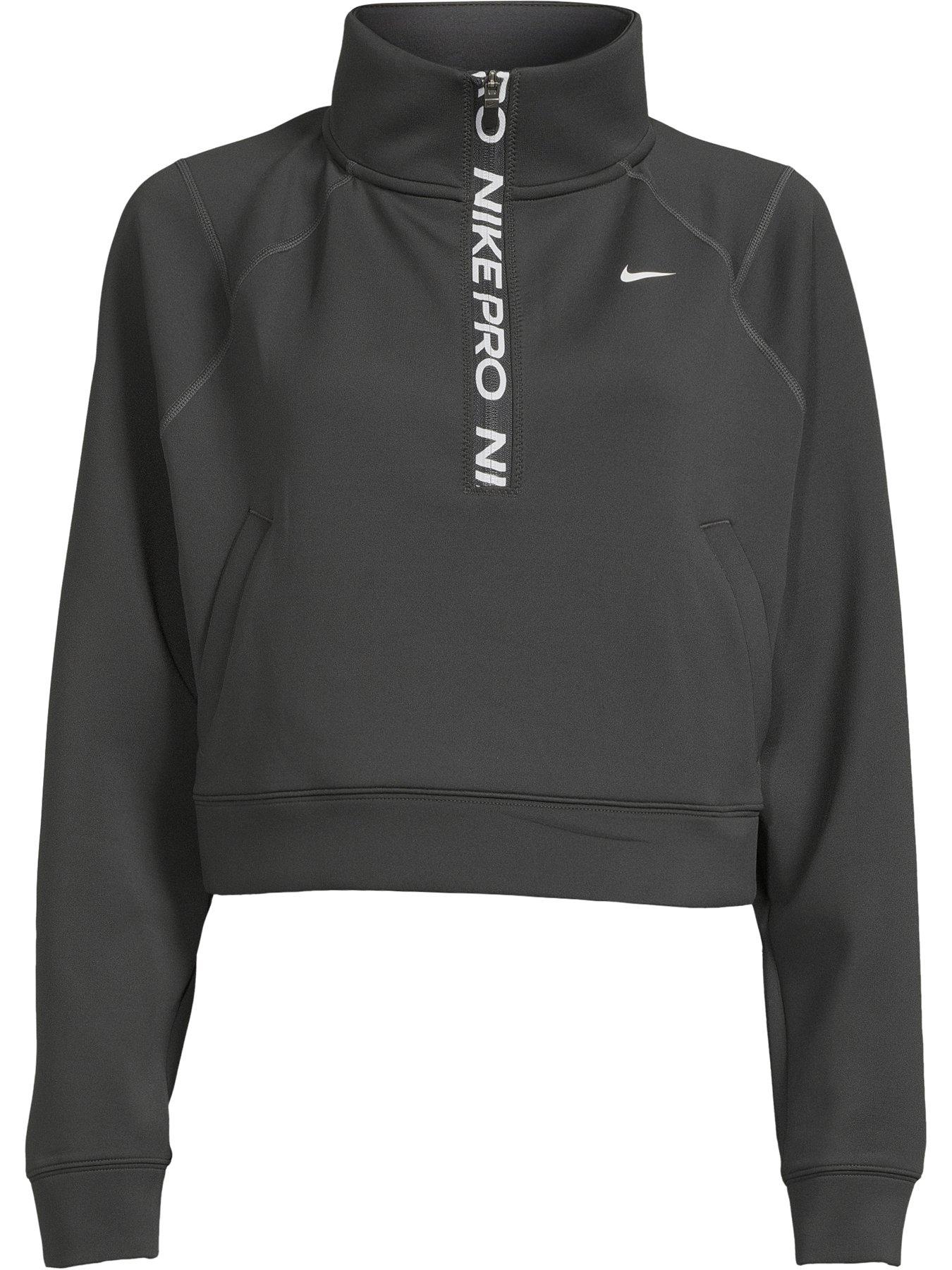 Training Dri FIT Femme 1 4 Zip Grey