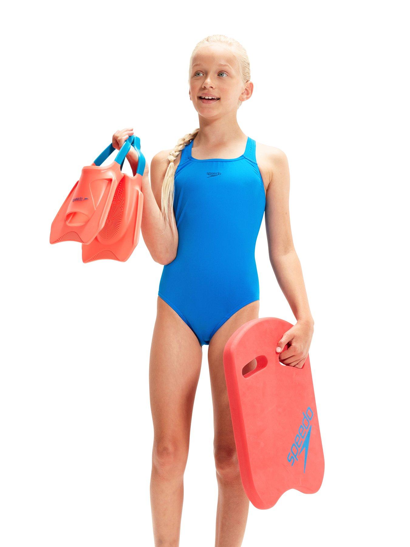 Image 2 of 5 of Speedo Junior Girls&nbsp;Endurance+ Medalist Swimsuit - Blue
