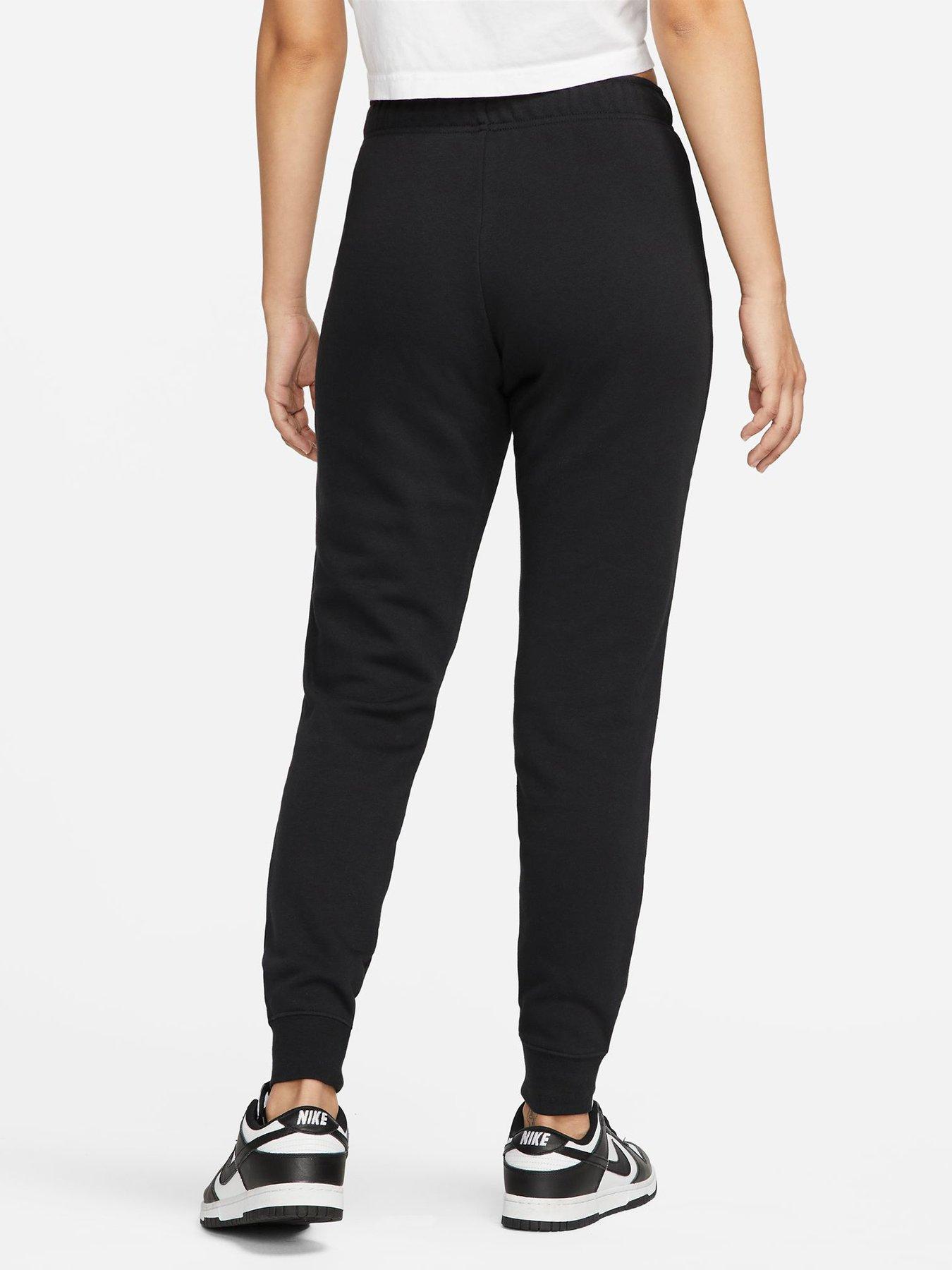 nike-nsw-club-fleece-mid-rise-tight-joggers-blackwhitestillFront