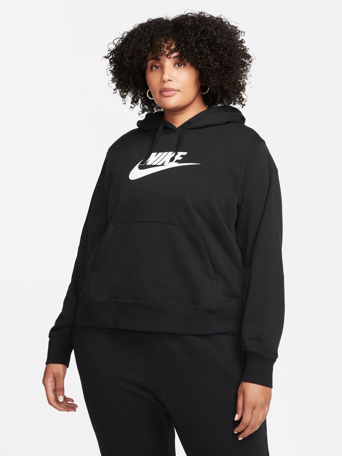 Nike Sportswear Club Fleece Women's Pullover Hoodie - Beige (Plus