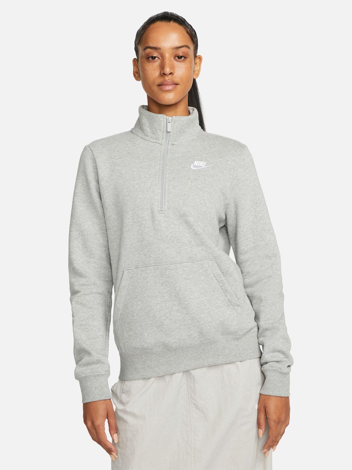 Nike quarter store zip grey