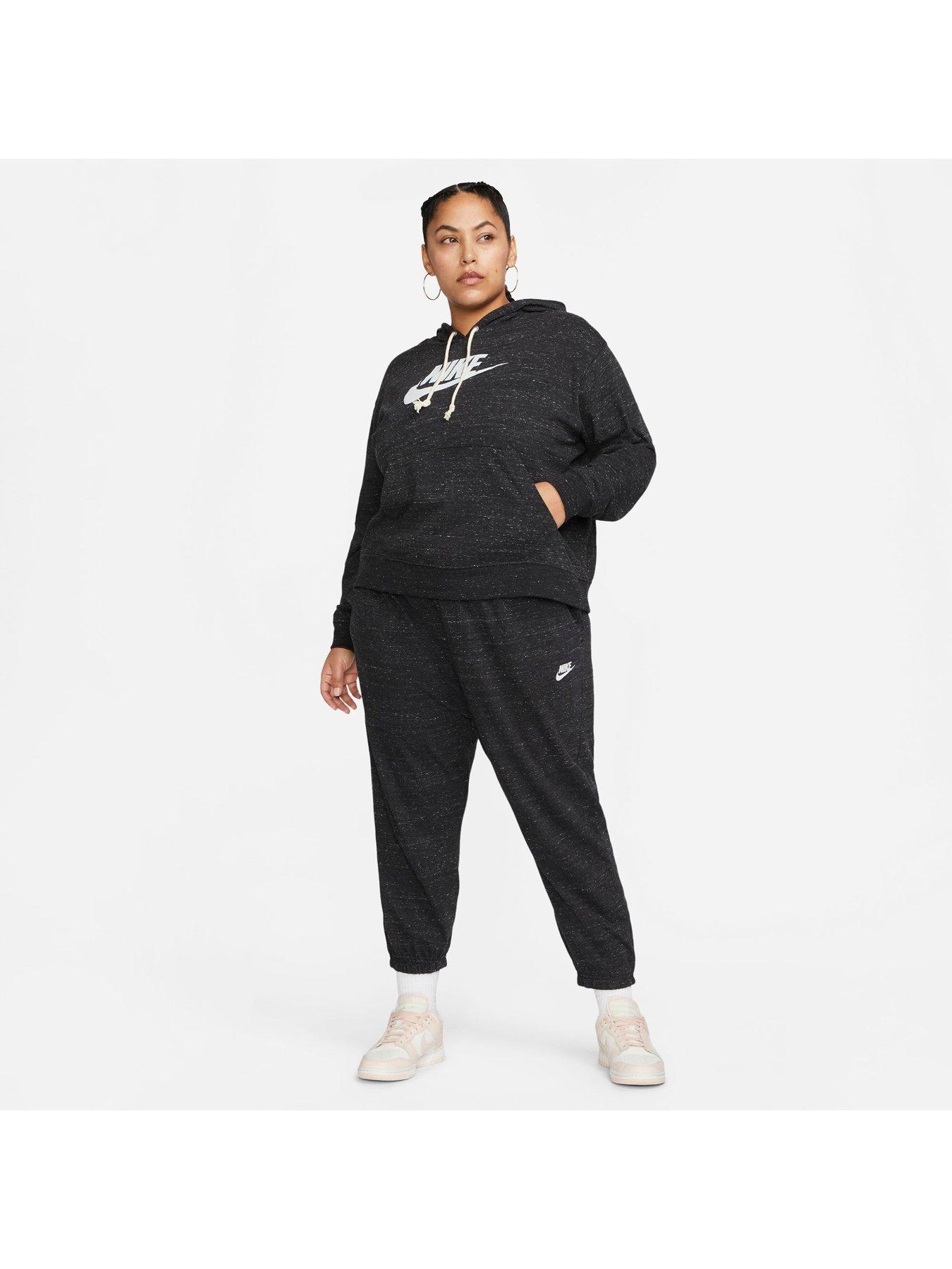 Nike Gym Vintage Easy Overhead Hoodie (Curve) - Black/White