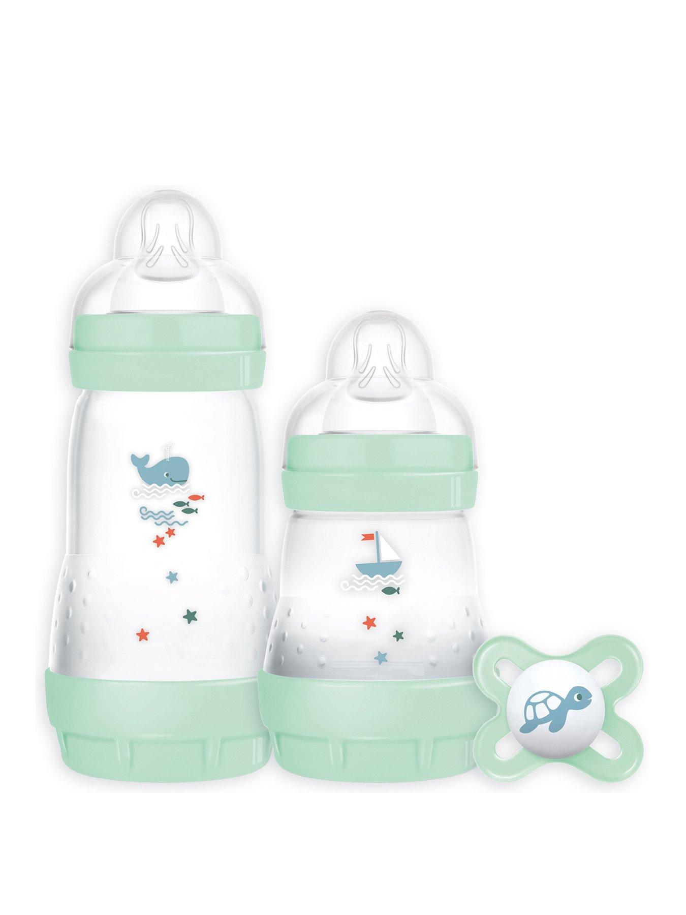 undefined Easy Start Colours of Nature Baby Bottle Set- Sage Green