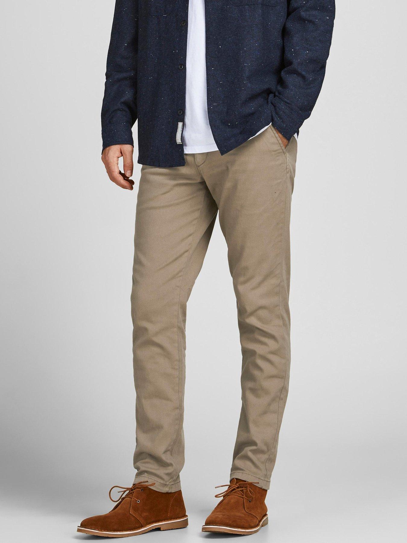 Image 1 of 3 of Jack & Jones Marco Slim Fit Chino Trousers - Beige