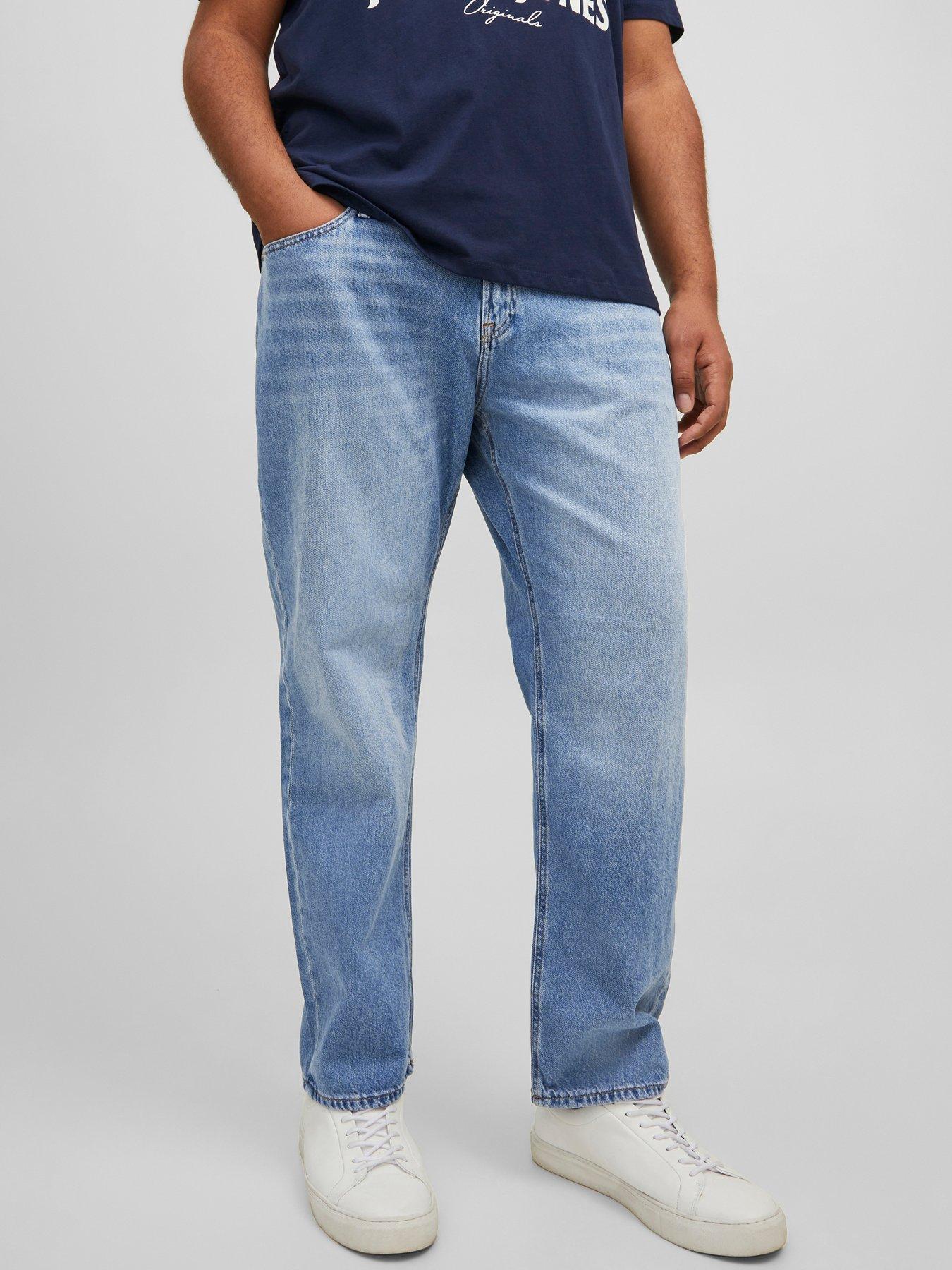 Regular Tapered Jeans - Light denim blue - Men