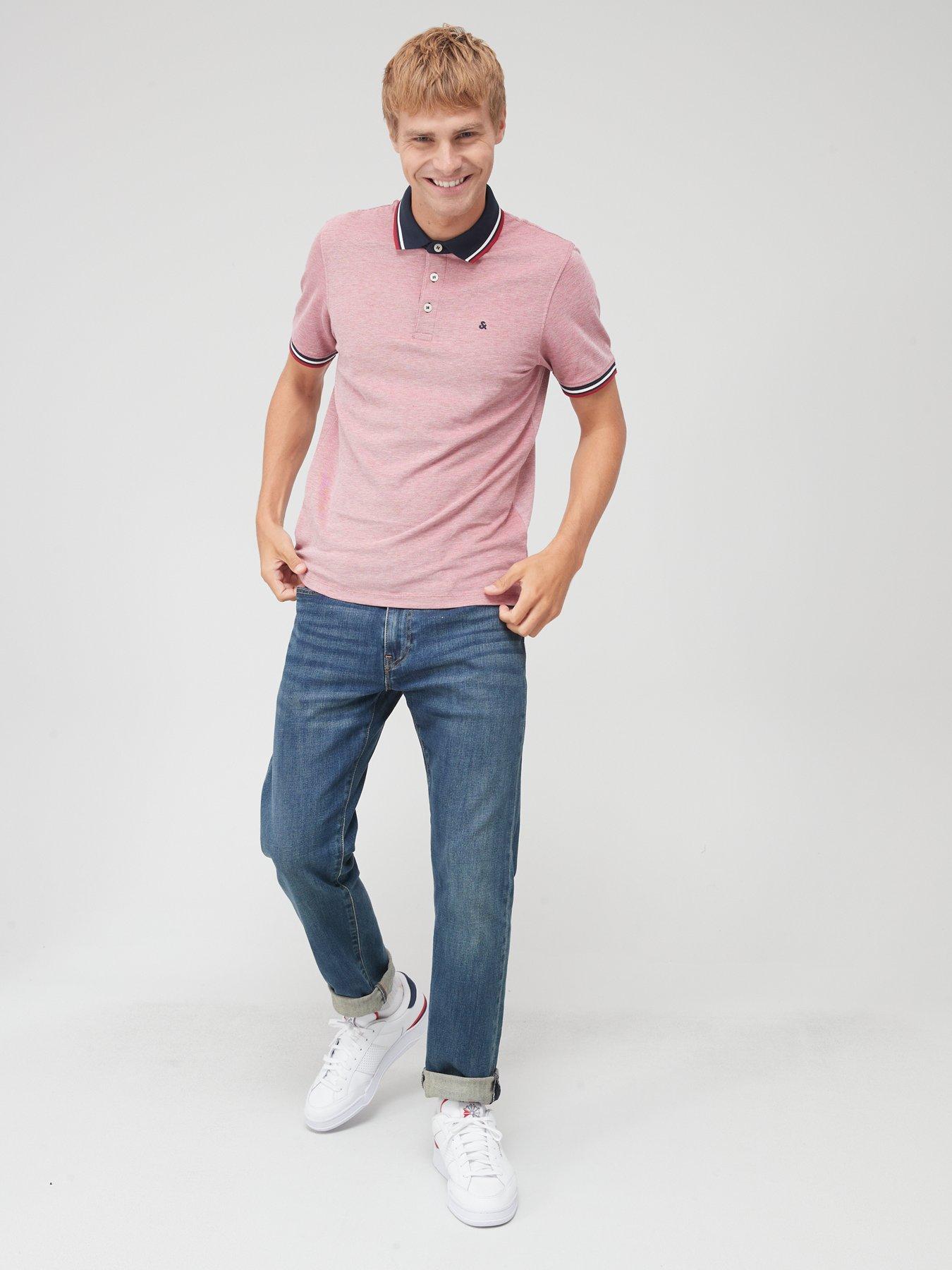 jack-jones-paulos-tipped-polo-shirt-redback