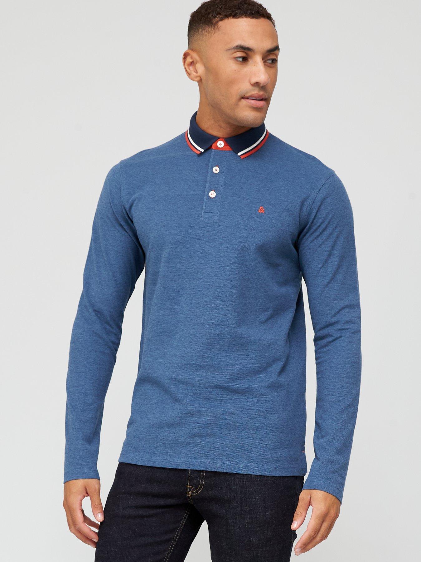 Jack and jones outlet long sleeve polo shirts