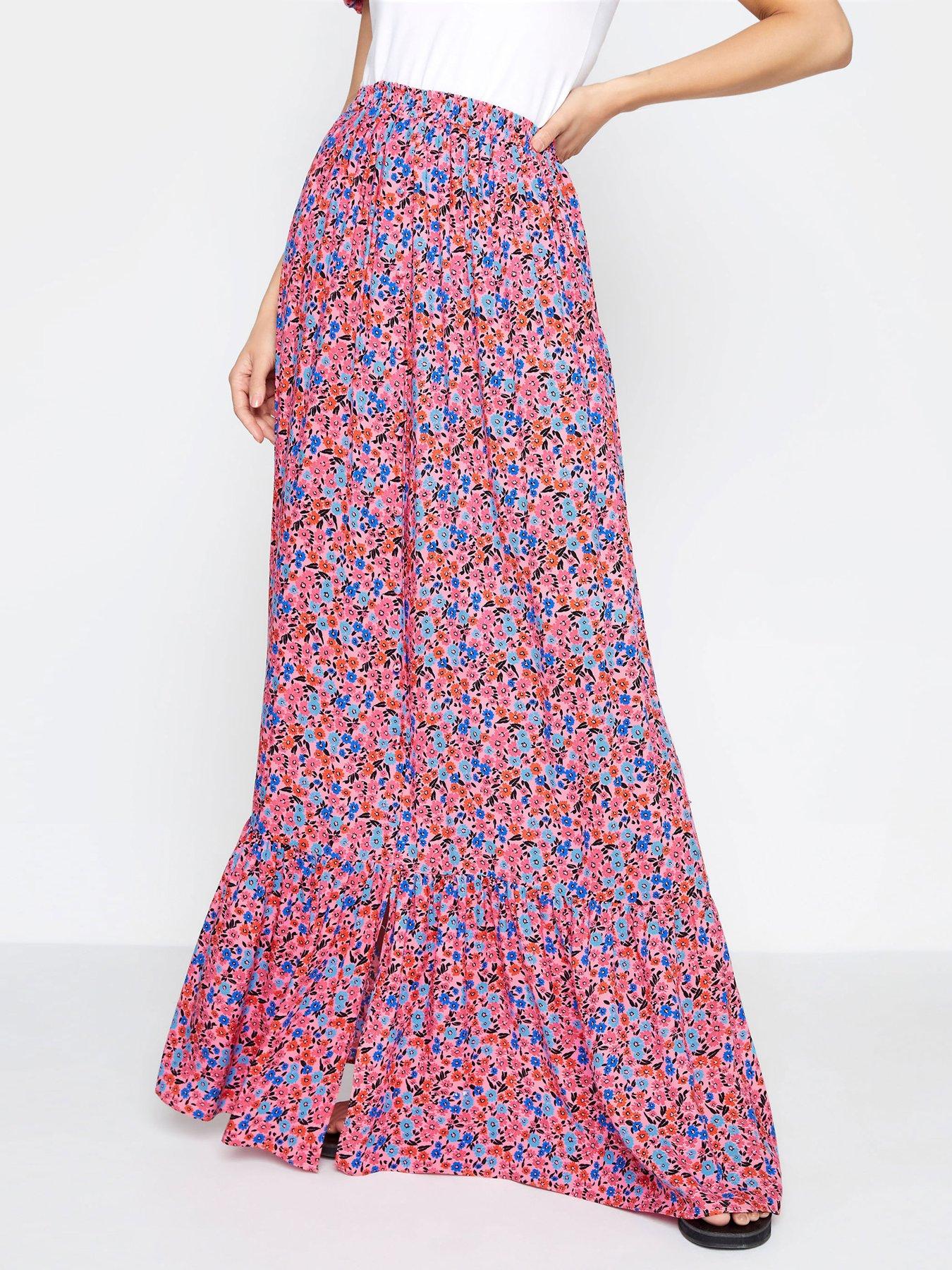 long-tall-sally-pink-ditsy-floral-skirt