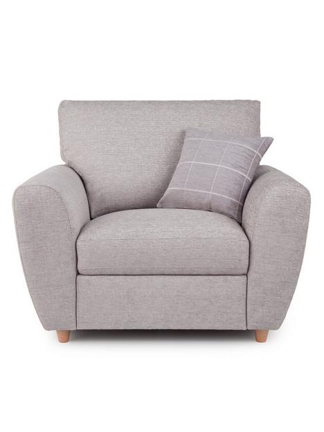 very-home-odeon-armchair-grey-check