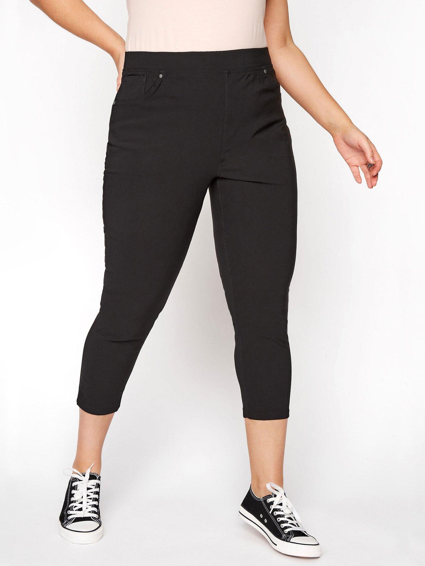 Yours Yours Clothing Crop Jenny Black