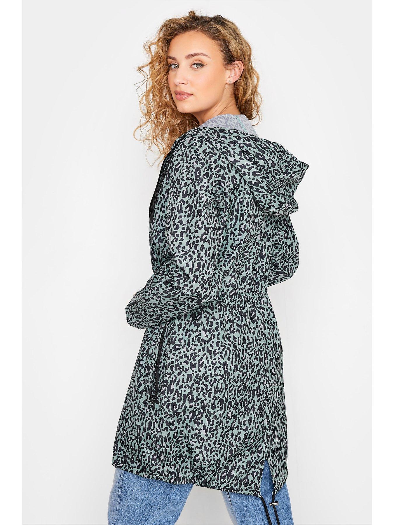 long-tall-sally-animal-print-parka-greenstillFront