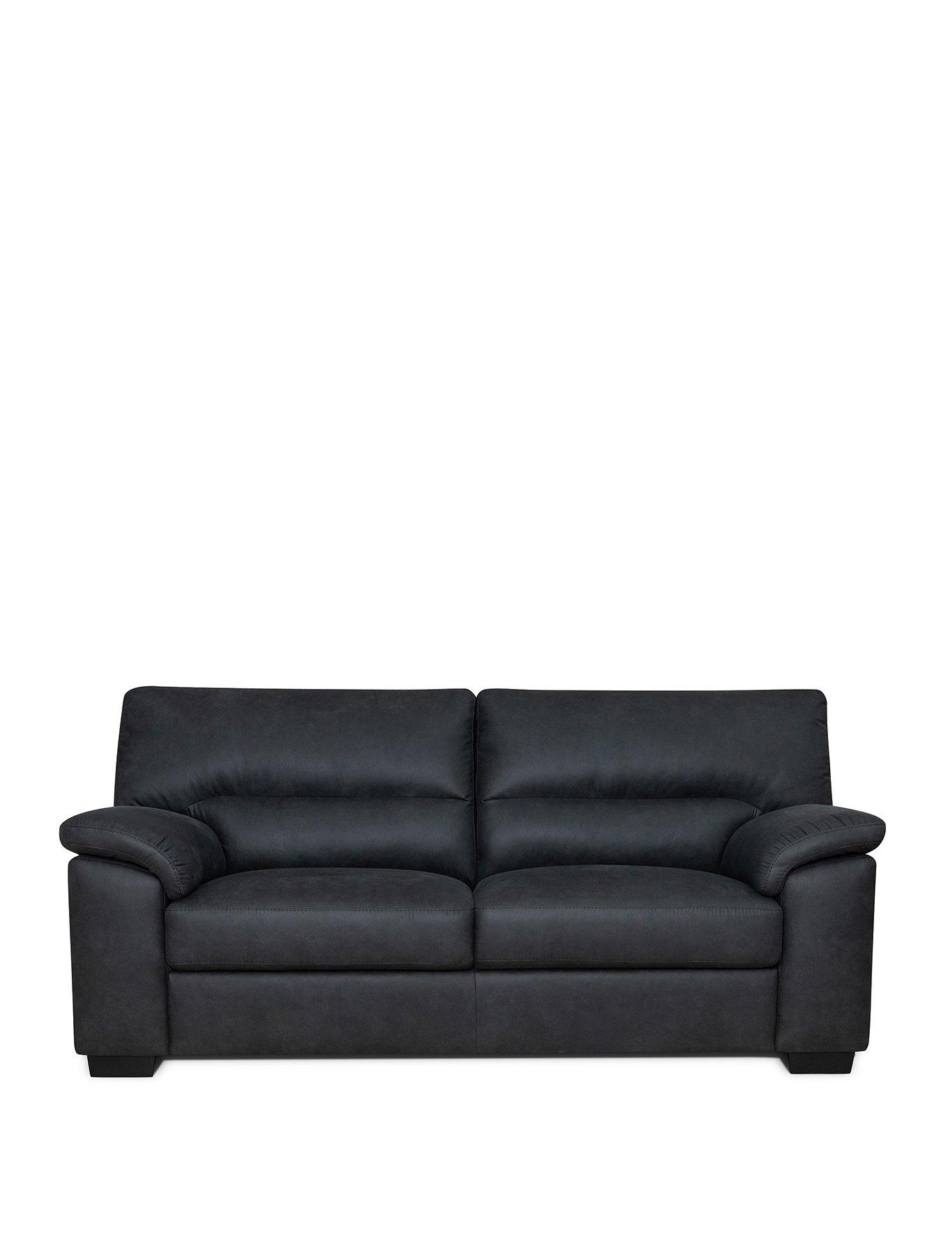 very-home-danielle-faux-leathernbsp3-seater-sofa-blacknbsp--fscreg-certifiedstillFront