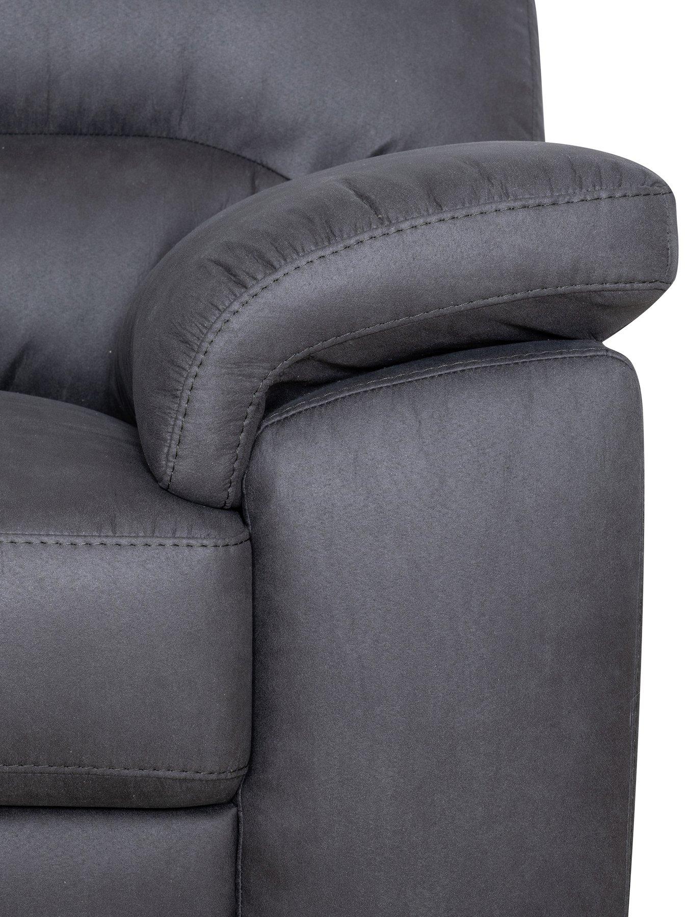 Image 4 of 6 of The Very Collection Danielle Faux Leather Armchair - Black&nbsp;- FSC&reg; Certified