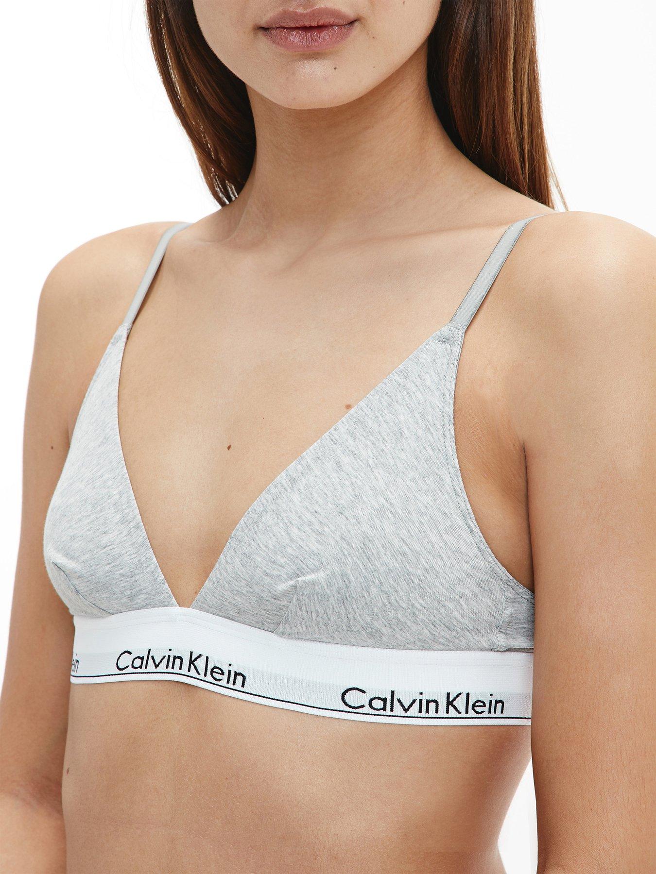 Image of Calvin Klein Calvin Klein Triangle Unlined - Grey