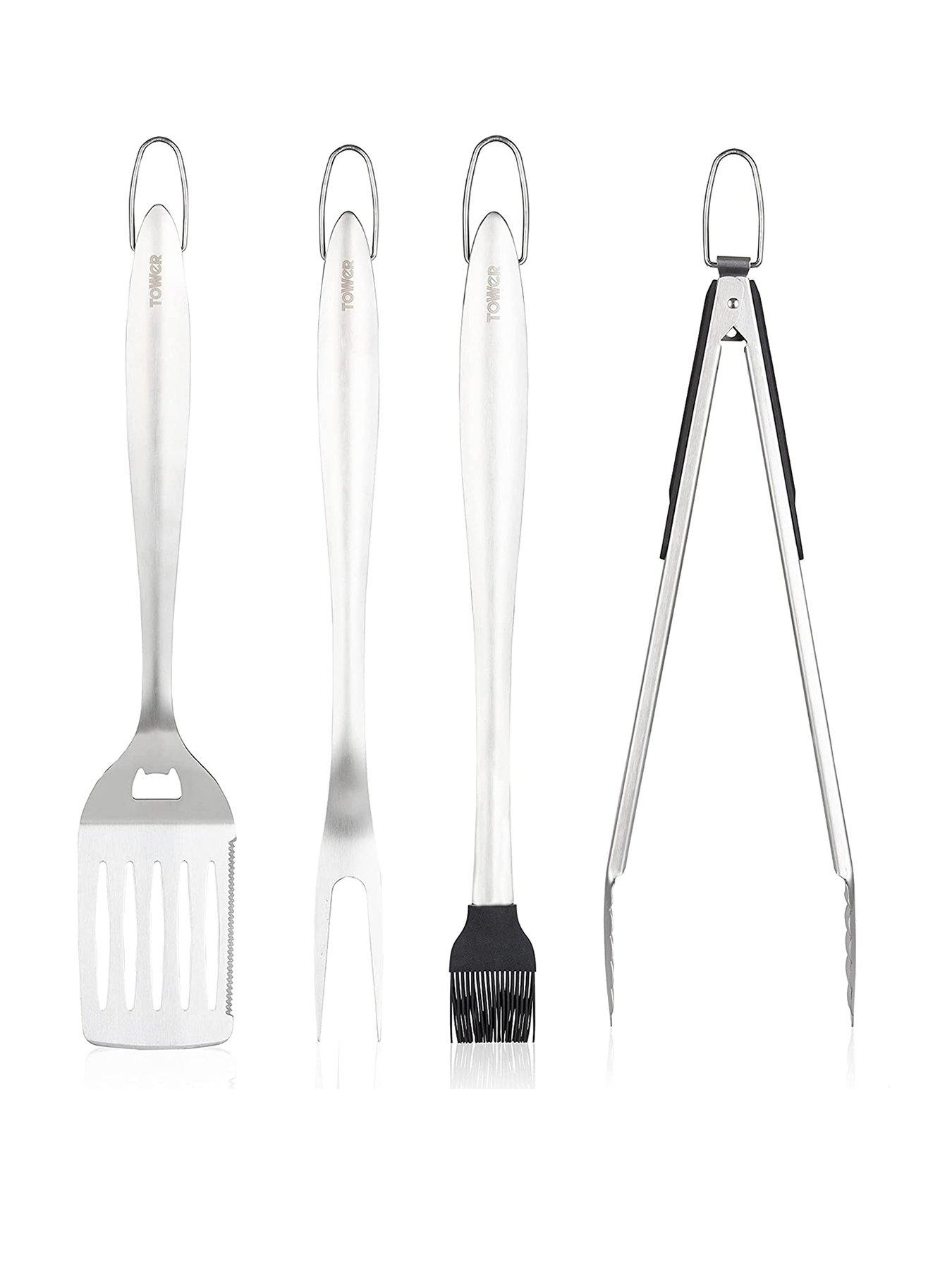 tower-4-piece-stainless-steel-bbq-accessory-set